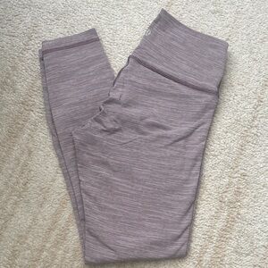 Lululemon Wunder Under Purple Heathered Leggings